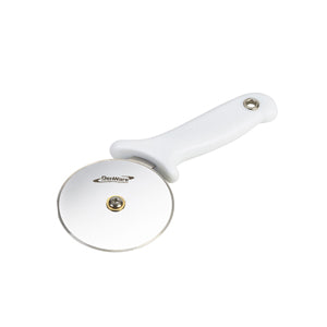 Genware Pizza Cutter White Handle- Pack 1