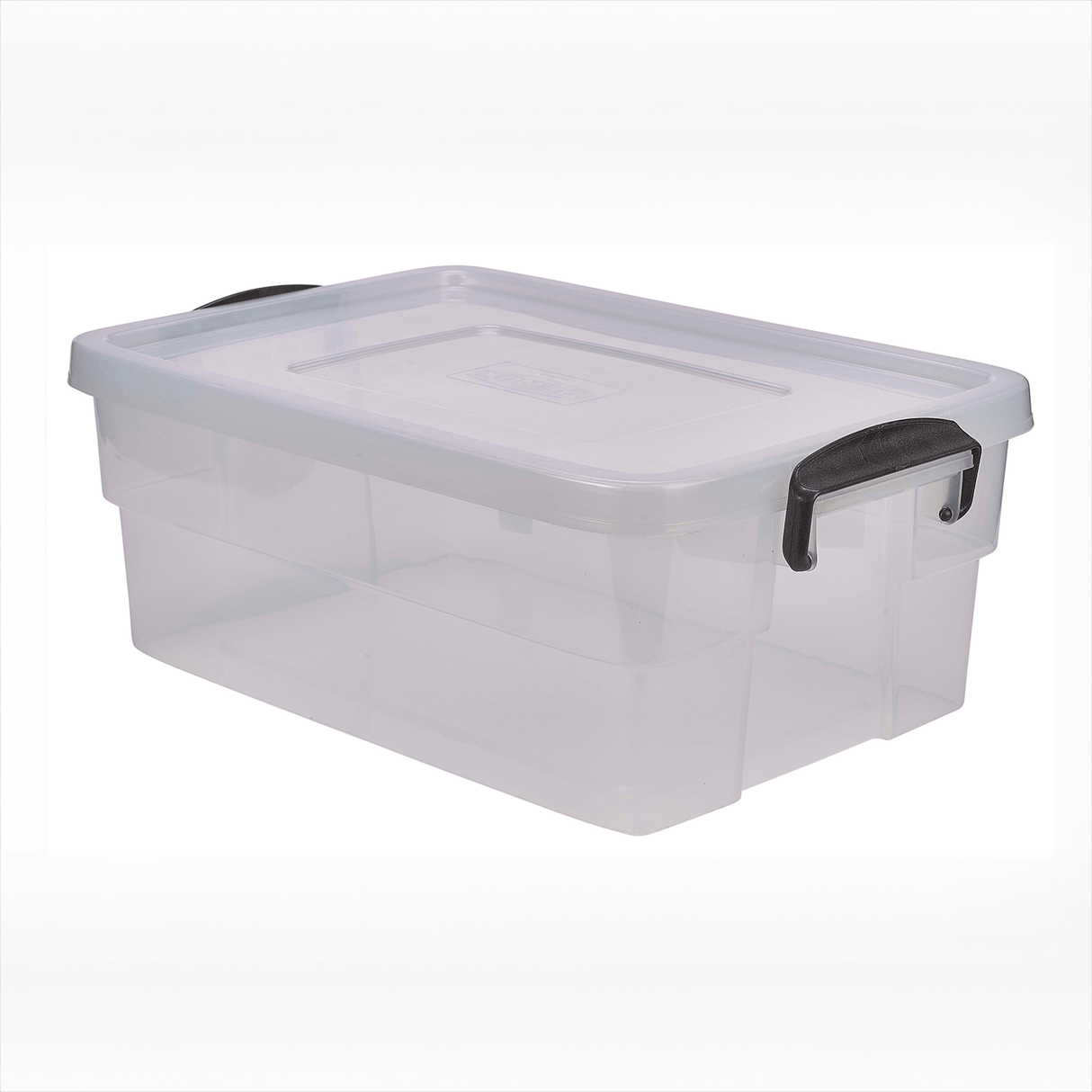 Storage Box 38L W/ Clip Handles- Pack 4