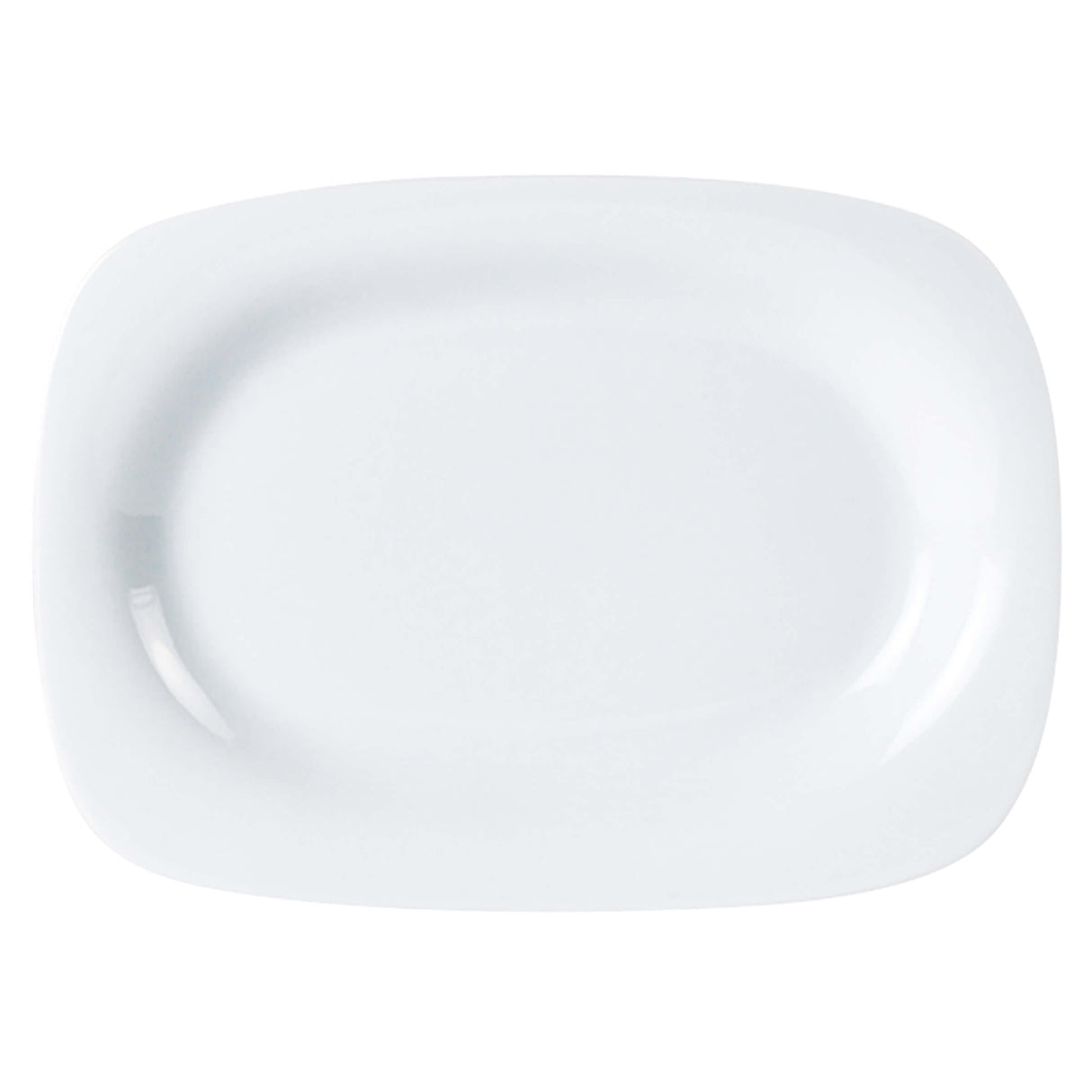 Rectangular Rimmed Plate 24x18cm/9.5"x7" - Pack 6