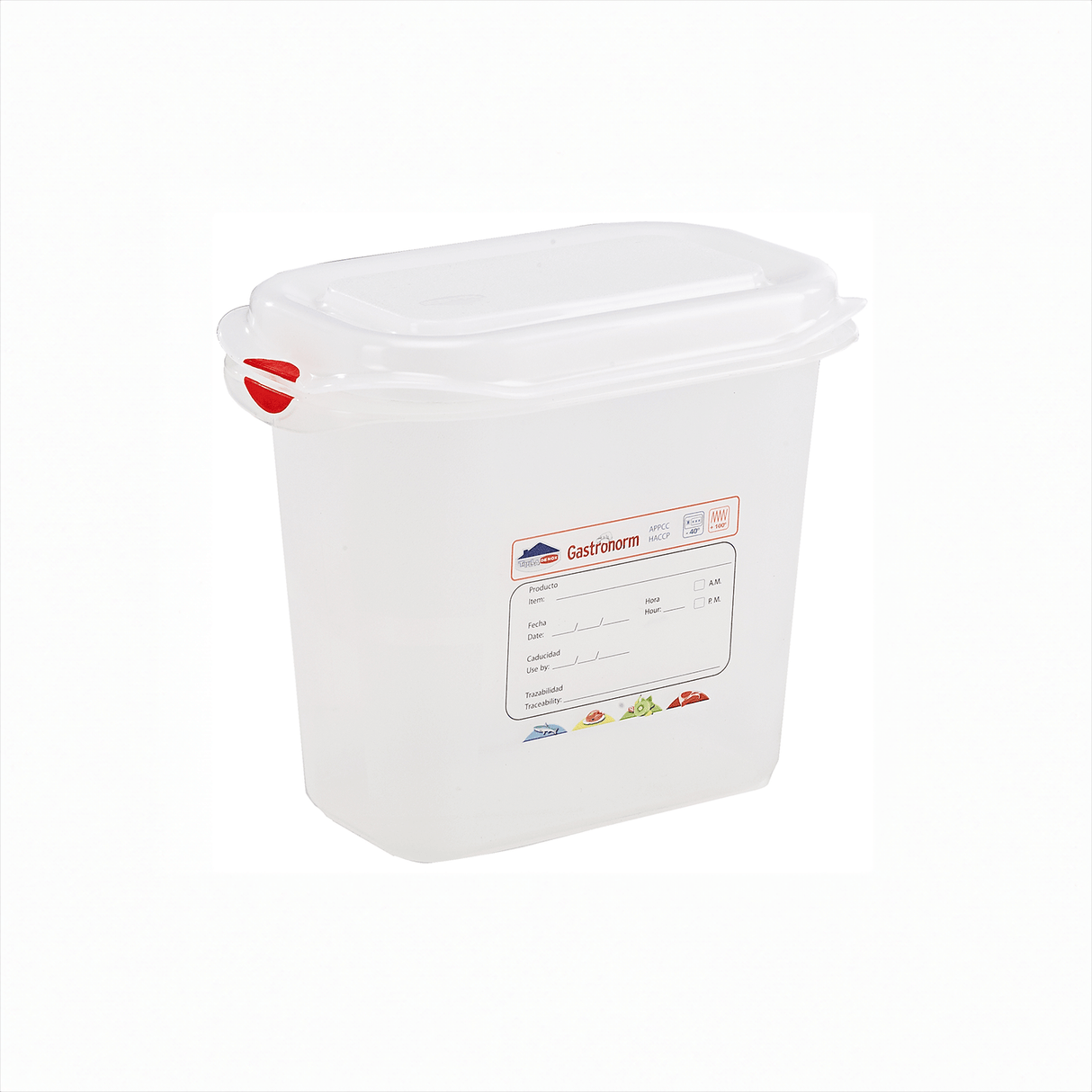 GN Storage Container 1/9 150mm Deep 1.5L- Pack 12