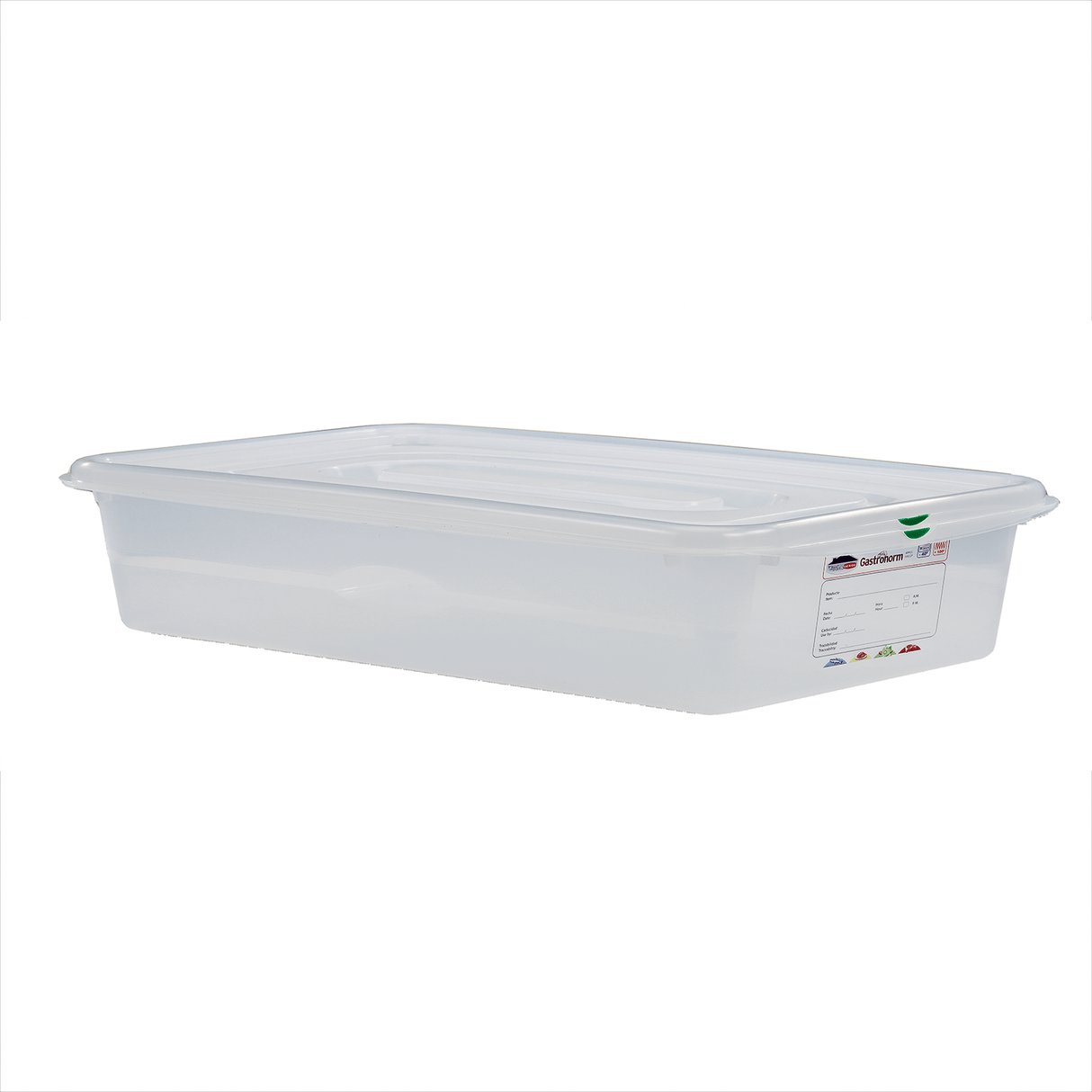GN Storage Container 1/1 100mm Deep 13L- Pack 6