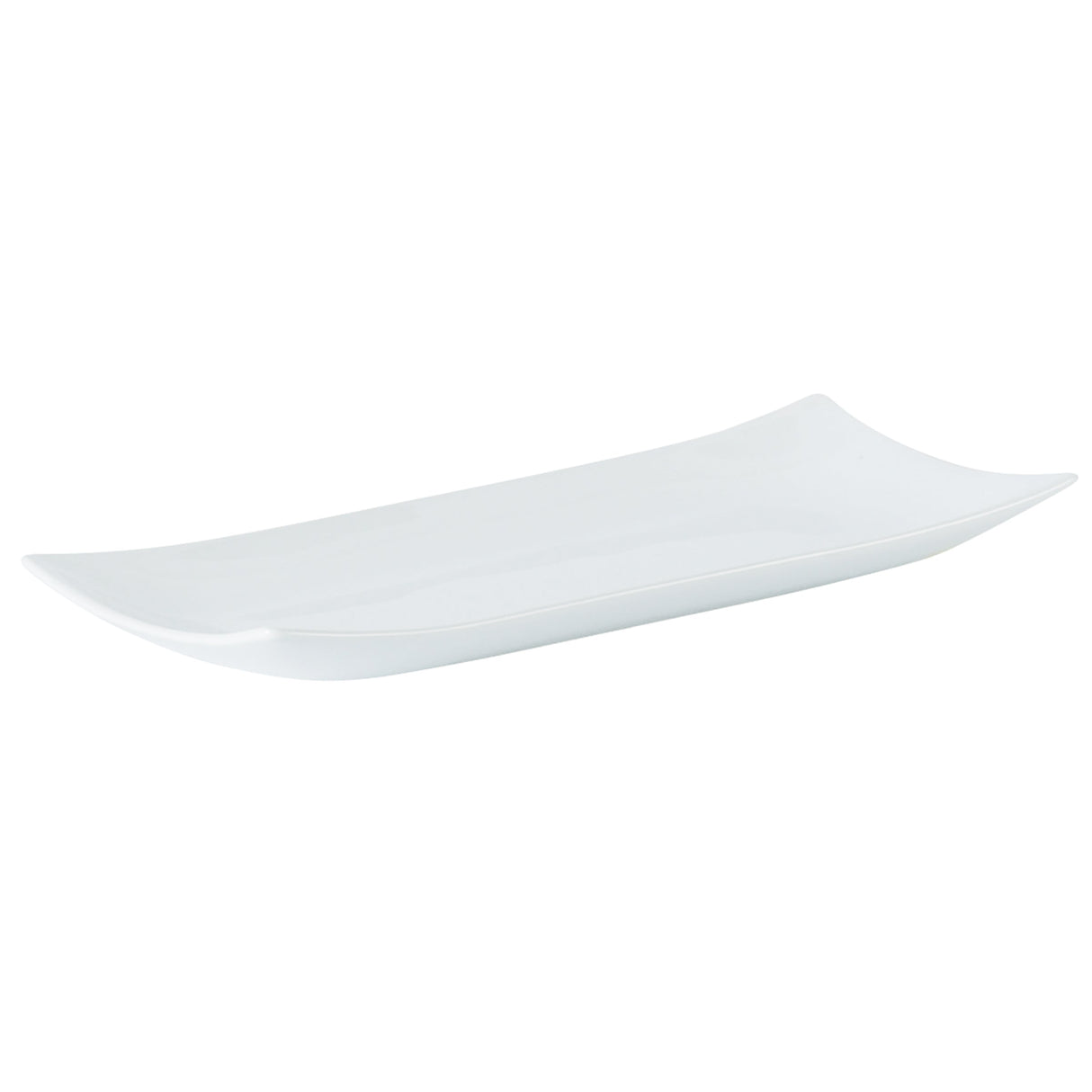 Curved Edge Rectangular Buffet Tray 30x13cm/12"x5.25" - Pack 6