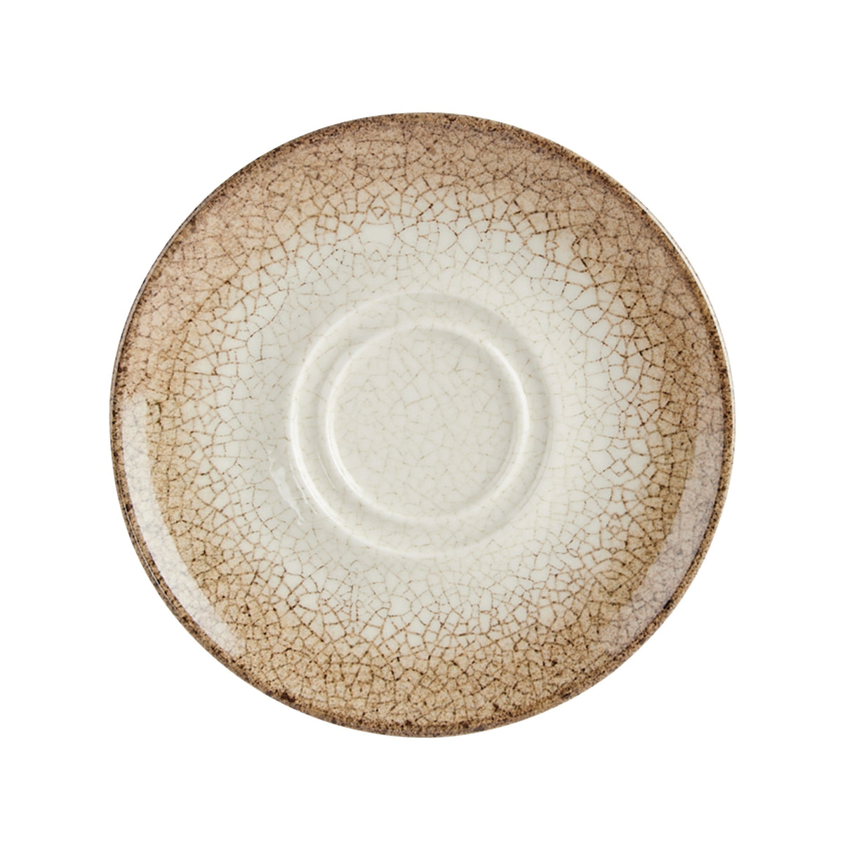 Scorched Double Well Saucer 16cm/6¼" - Pack 12