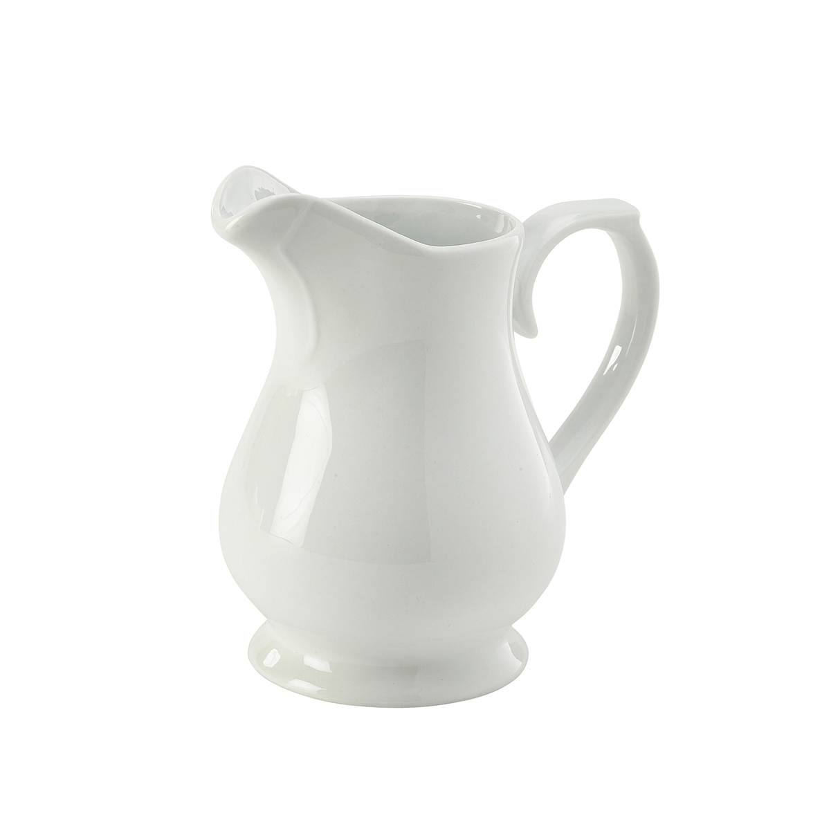 Genware Porcelain Traditional Serving Jug 56cl/20oz- Pack 6