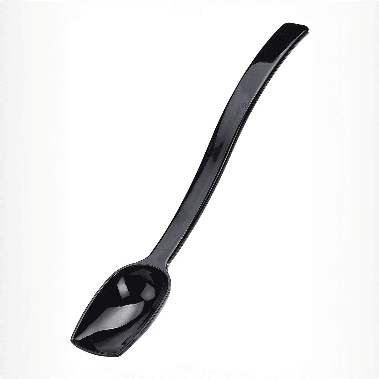 Salad Spoon Solid 3/4oz Black 10" Long - Pack 1