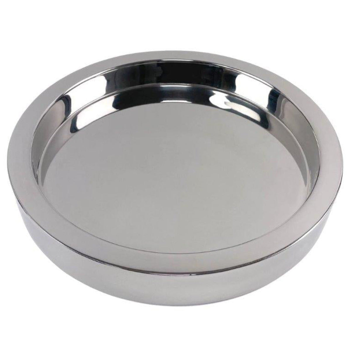 14" Highly Polished Double Walled Tray