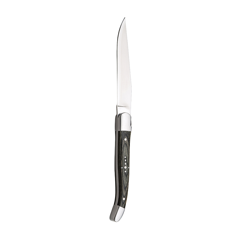 Laguiole Dark Wood Handled Steak Knife