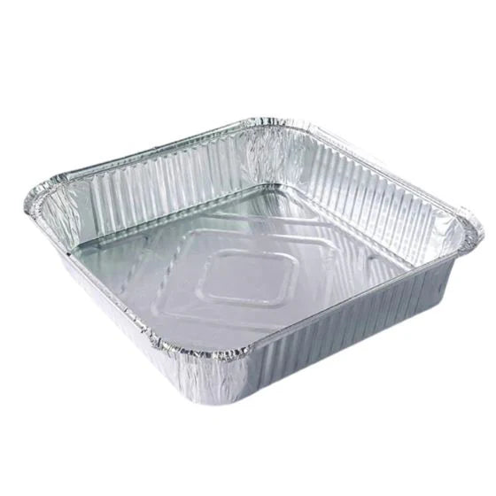9x9 Shallow Foil Container 200Pk