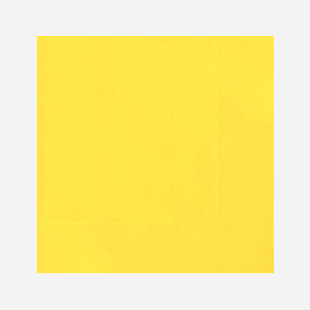 Napkins Yellow 33cm 2ply 2000pk