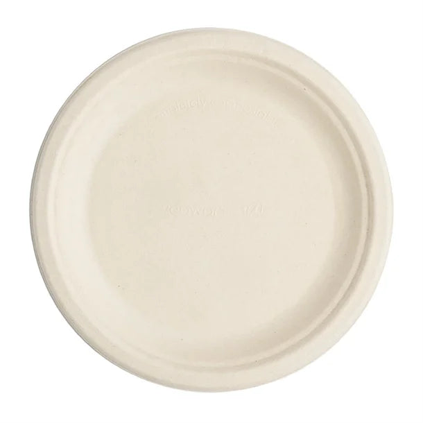 7" Bagasse Plate 1000pk