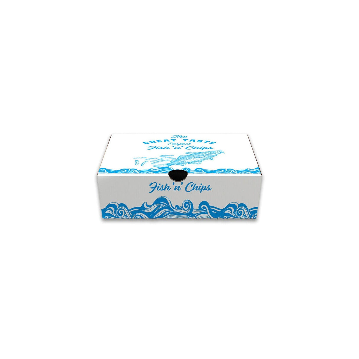 Fish and Chip Box - Small - Printed - 100PK