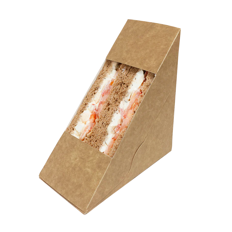 Kraft Standard Sandwich Wedge 65mm 500Pk