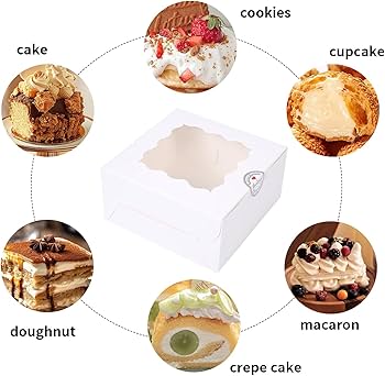 Cake Box Small 6x6x3 250pk