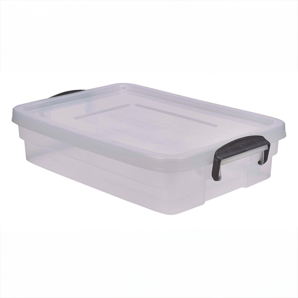 Storage Box 20L W/ Clip Handles- Pack 4