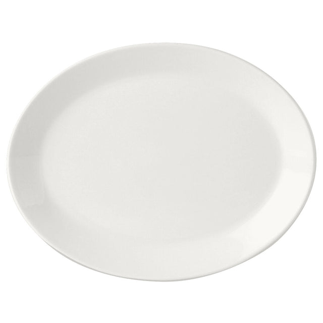Simplicity White Oval Coupe Plate 20.25cm (8")
