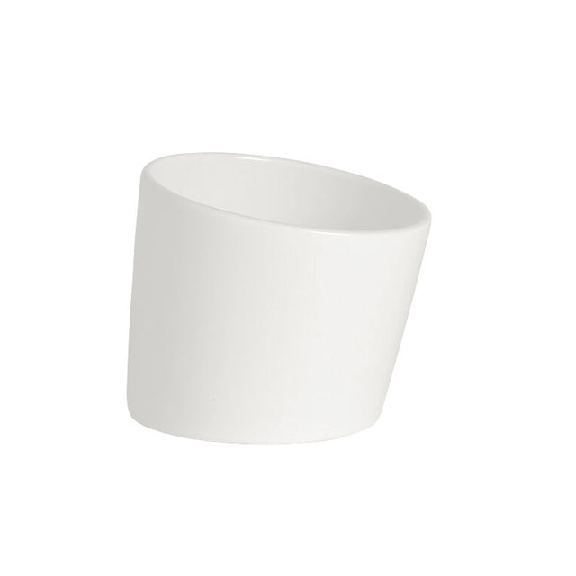 Taste White Pot Tilt 7.5 x 9cm (3 x 3 1/2")