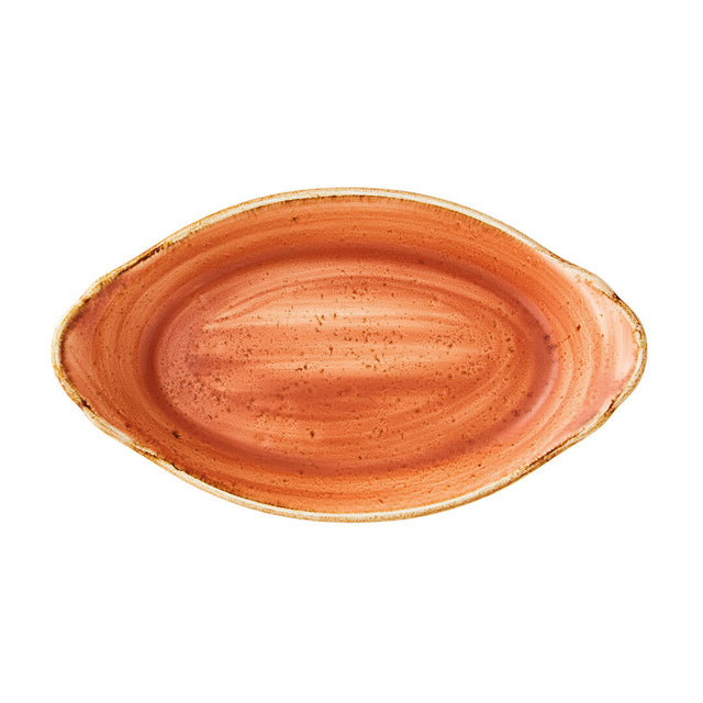 Craft Terracotta Oval No2 Eared Dish 24.5 x 13.5cm (9 5/8 x 5 3/8")