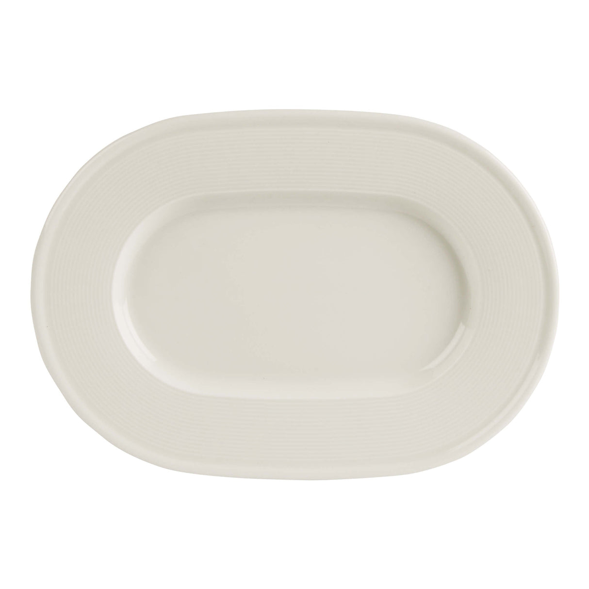 Line Oval Plate 34cm - Pack 6