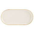 Oatmeal Narrow Oval Plate 30cm