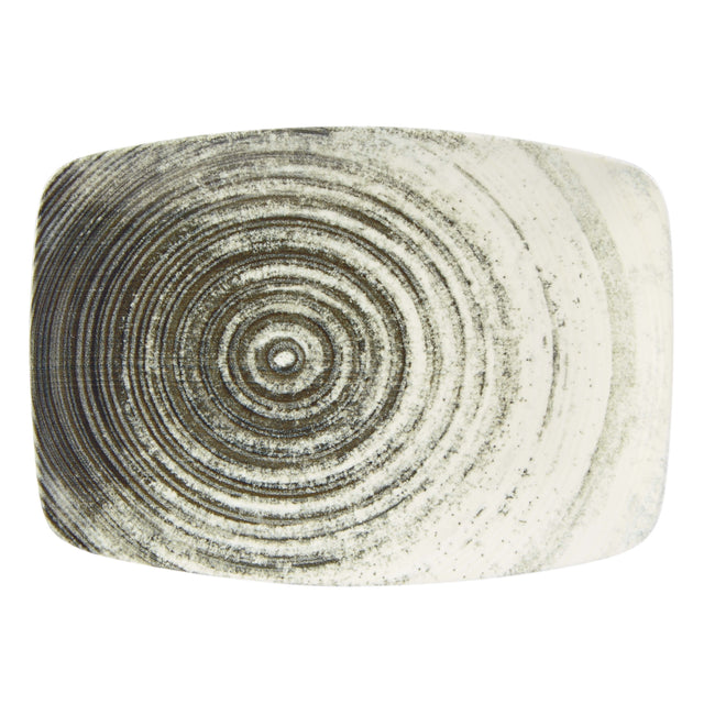 Swirl Rectangular Plate 32cm/ 12 ½"
