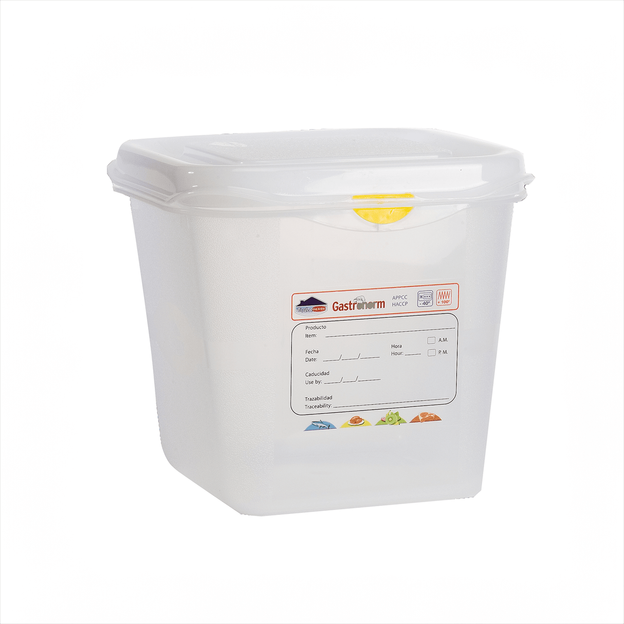GN Storage Container 1/6 150mm Deep 2.6L- Pack 12