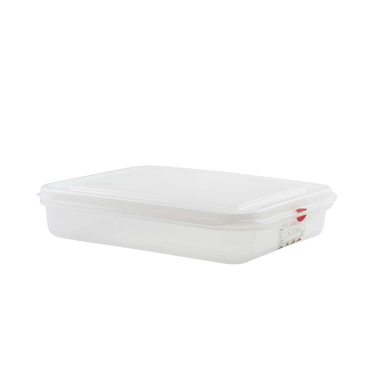 GN Storage Container 1/2 65mm Deep 4L- Pack 6