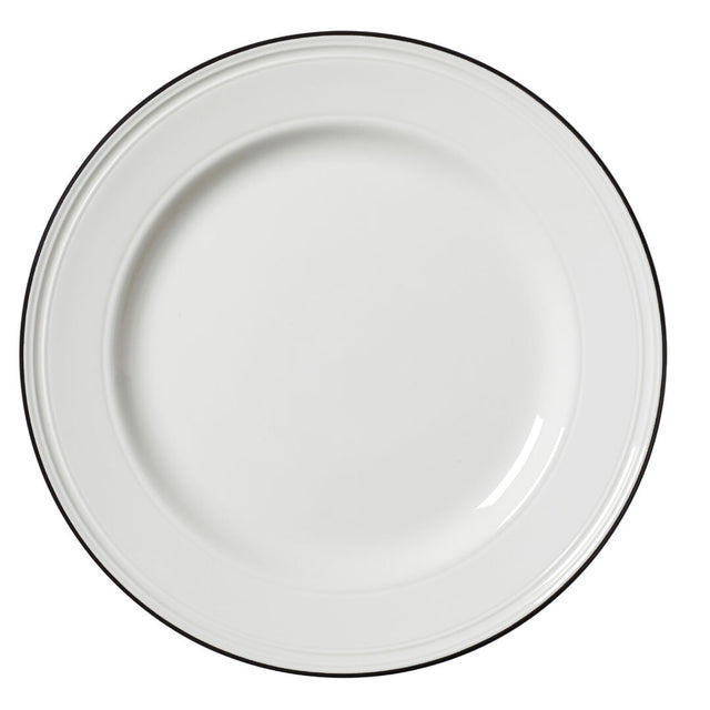 Bead Black Band Plate 28.5cm (11 1/4")
