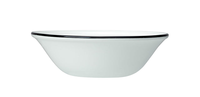Bead Black Band Oatmeal Bowl 16.5cm (6 1/2")