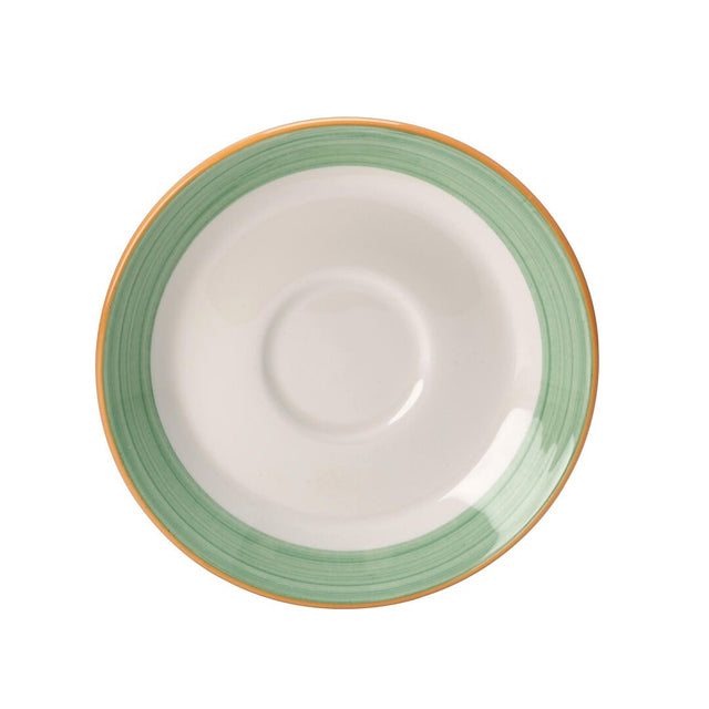 Rio Green Slimline Saucer 15.25cm (6")