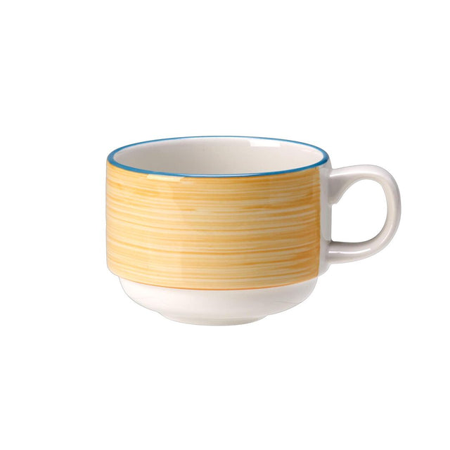 Rio Yellow Slimline Stacking Cup 20cl (7oz)