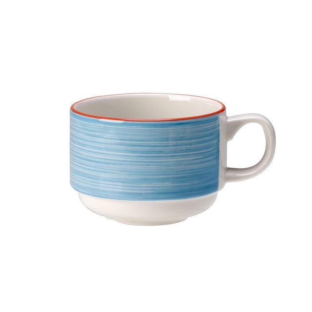 Rio Blue Slimline Stacking Cup 17cl (6oz)