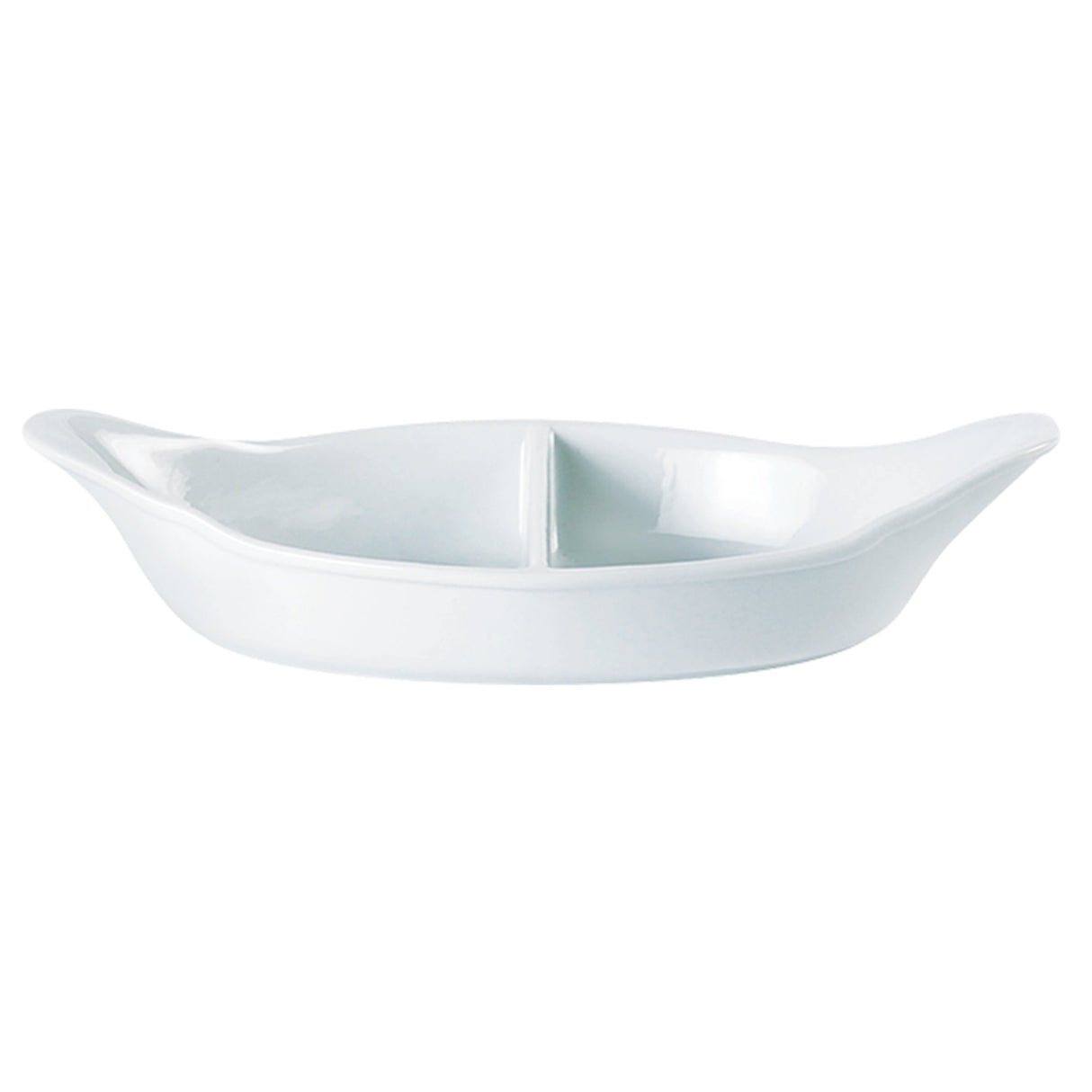 Divided Oval Eared Dish 28cm/11" - Pack 4