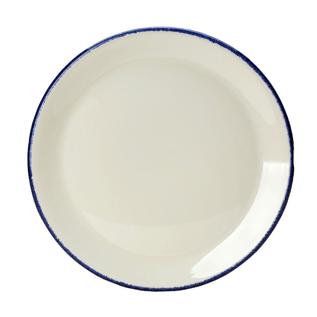 Blue Dapple Coupe Plate 28cm (11")