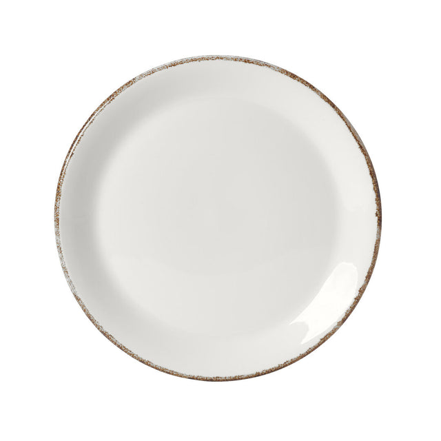 Brown Dapple Coupe Plate 25.25cm (10")