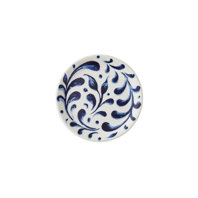 Messina Blue Coupe Plate 15.25cm (6")