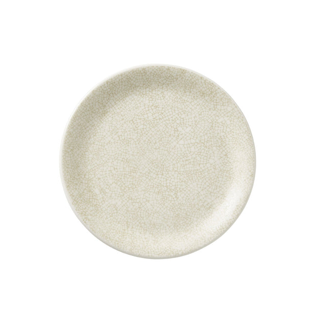 Ink Crackle Taupe Coupe Plate 20.25cm (8")