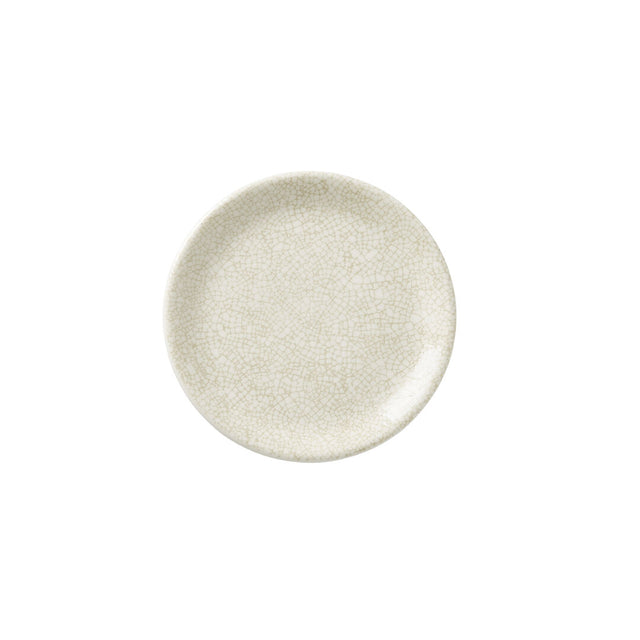 Ink Crackle Taupe Coupe Plate 15.25cm (6")