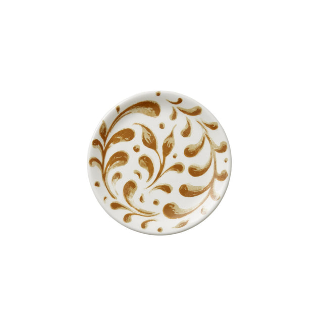 Messina Amber Coupe Plate 15.25cm (6")