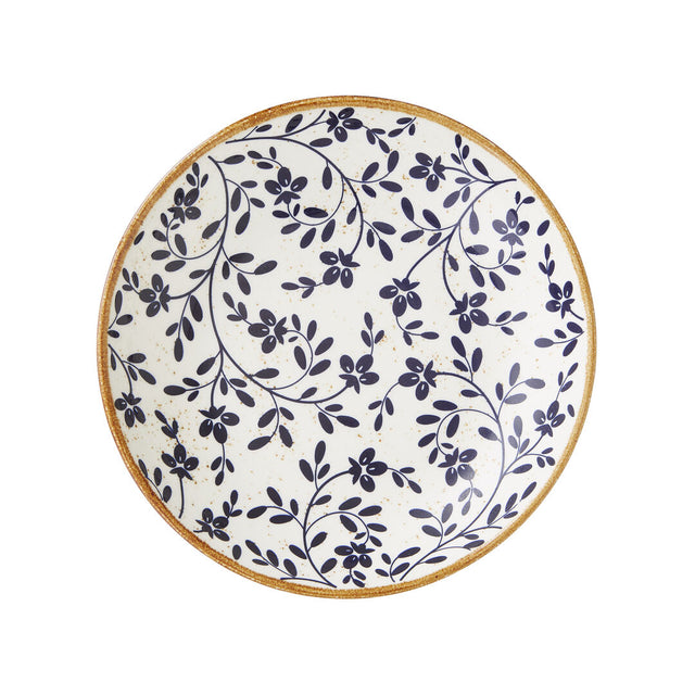 Flora Blue Coupe Bowl 21.6cm 83.5cl (8 1/2" 29 2/5oz)