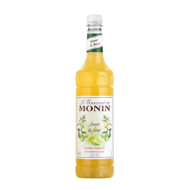 monin sweet & sour syrup label