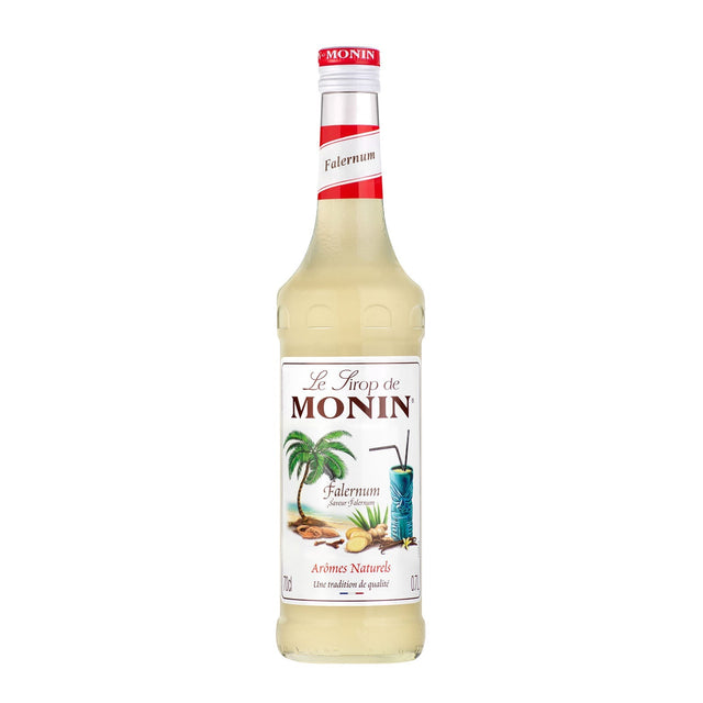 Monin Falernum Syrup label