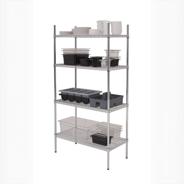 GenWare 4 Tier Wire Racking 183 x 45 x 183cm