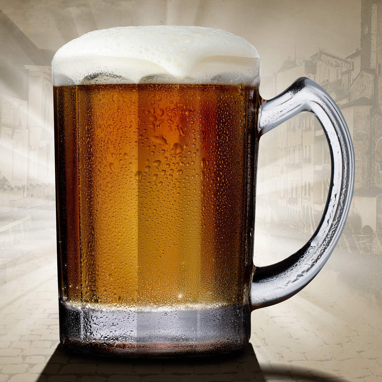 The Lantern 10-Sided Pint Glass Tankard 6pk