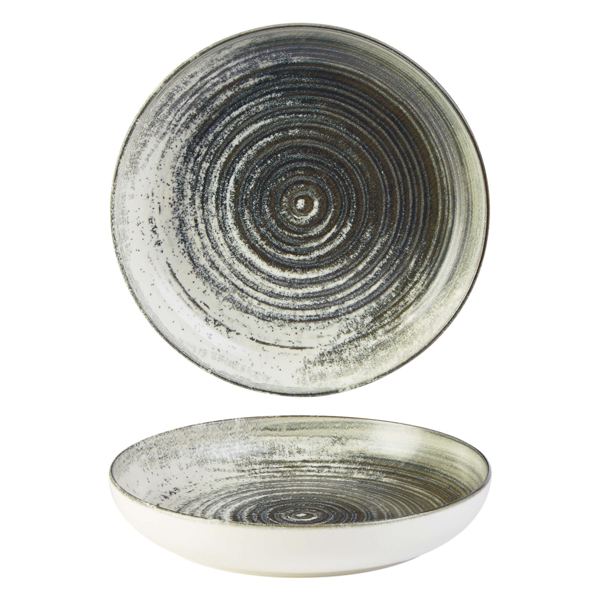 Swirl Low Bowl 22cm/59cl/ 8 ½'