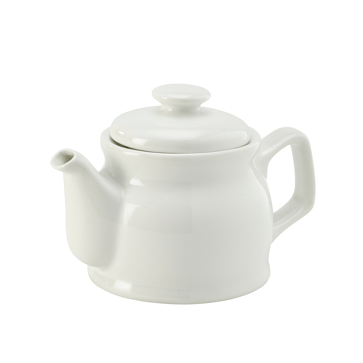 Genware Porcelain Teapot 45cl/15.75oz- Pack 6