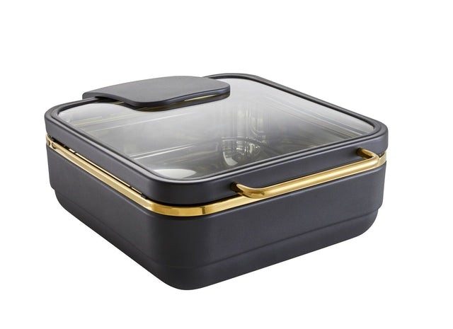 Excellent Black & Gold GN 2/3 Induction Chafer 37 x 49 x 19cm (14 1/2 x 19 2/5 x 7 1/2")