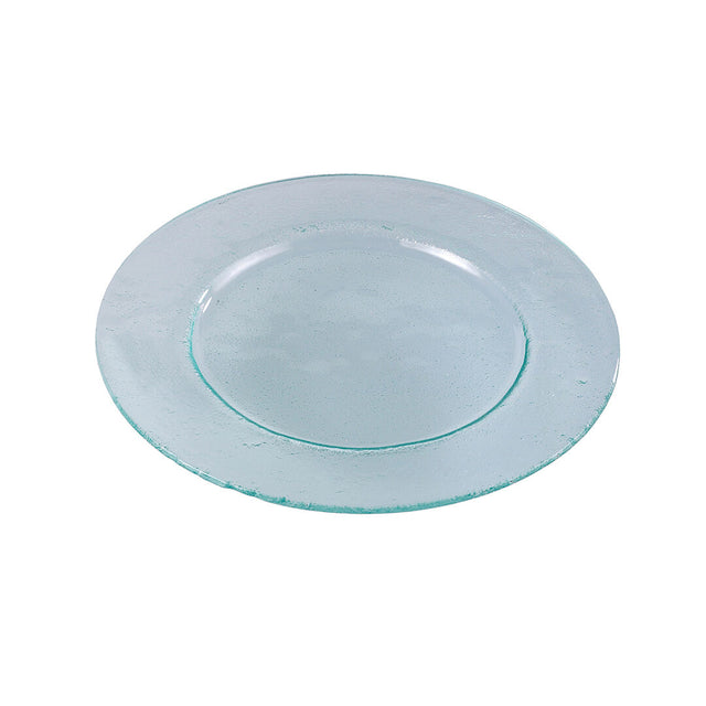 Glass Round Wide Rim Plate 30cm (11 3/4")