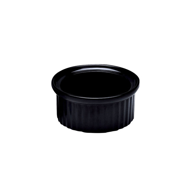 Black Ramekin 9.5 x 3.8cm 12cl (3 3/4 x 1 1/2" 4 1/4oz)