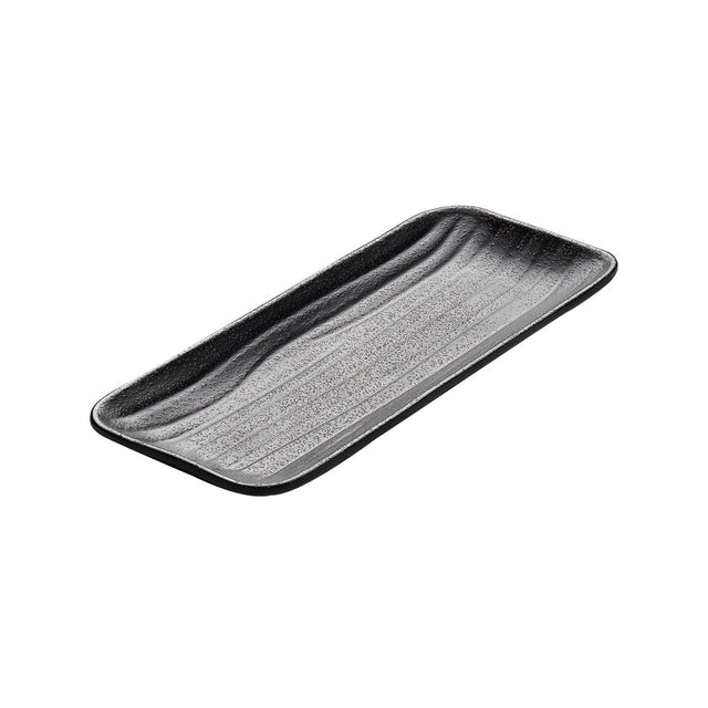 Zen Black Rectangle Tray 11.7 x 2.8cm (4 5/8 x 1 1/8")