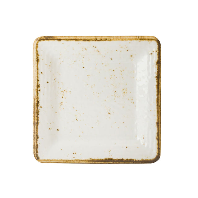 Craft White Square Plate 12.7cm (5")
